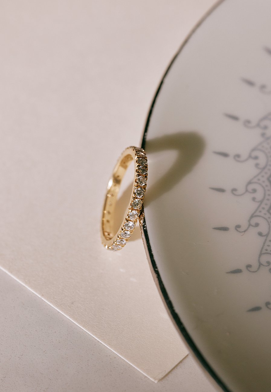 Ethical Diamond Eternity Wedding Band London