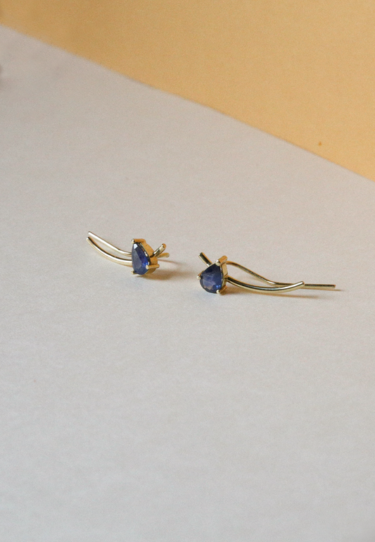 Sapphire Earcuff - Adriana Chede Jewellery London